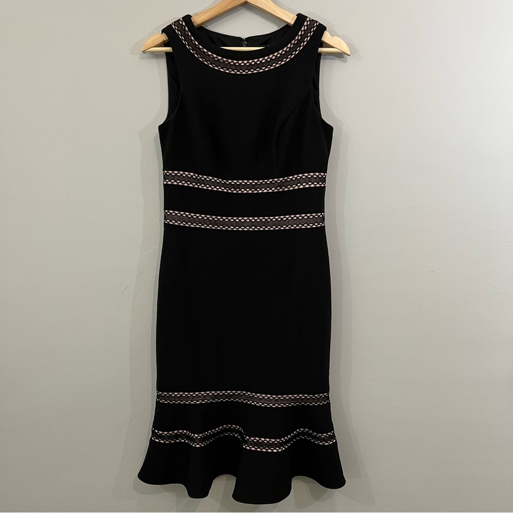 WHBM Mermaid Sheath Little Black Dress | 4